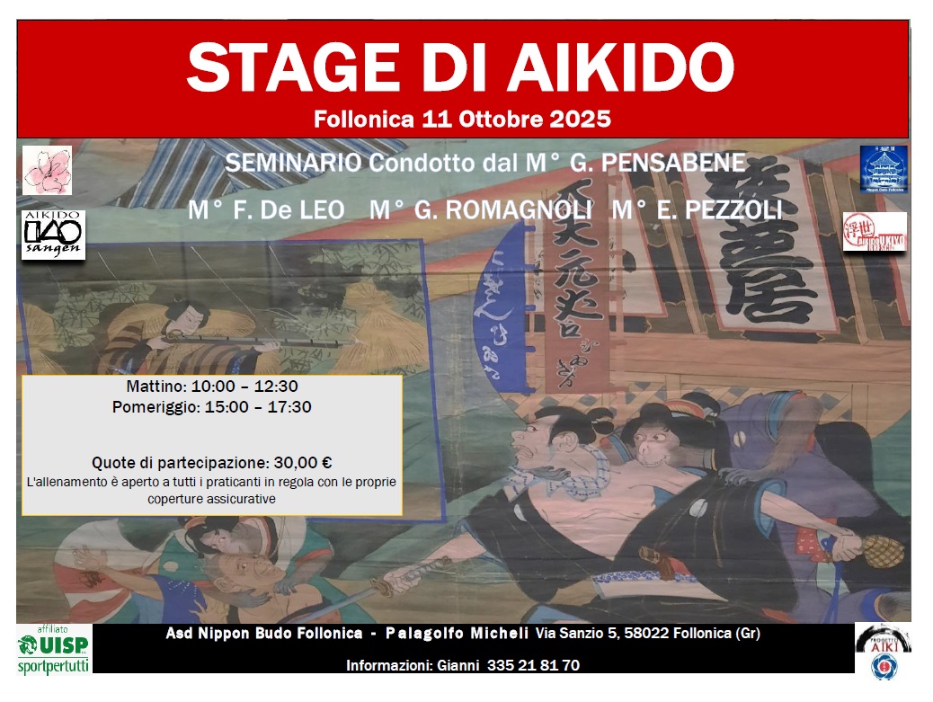 Nippon Budo Follonica, Sakura Aikido Dojo, AIKIDO SANGEN ASD